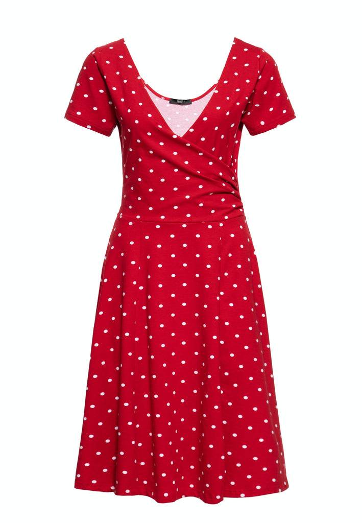 Queen Kerosin Swing Kleid in Wickel-Optik Vatertagsangebot