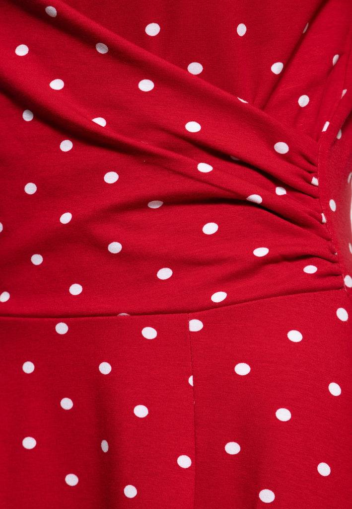 Queen Kerosin Swing Kleid in Wickel-Optik Vatertagsangebot