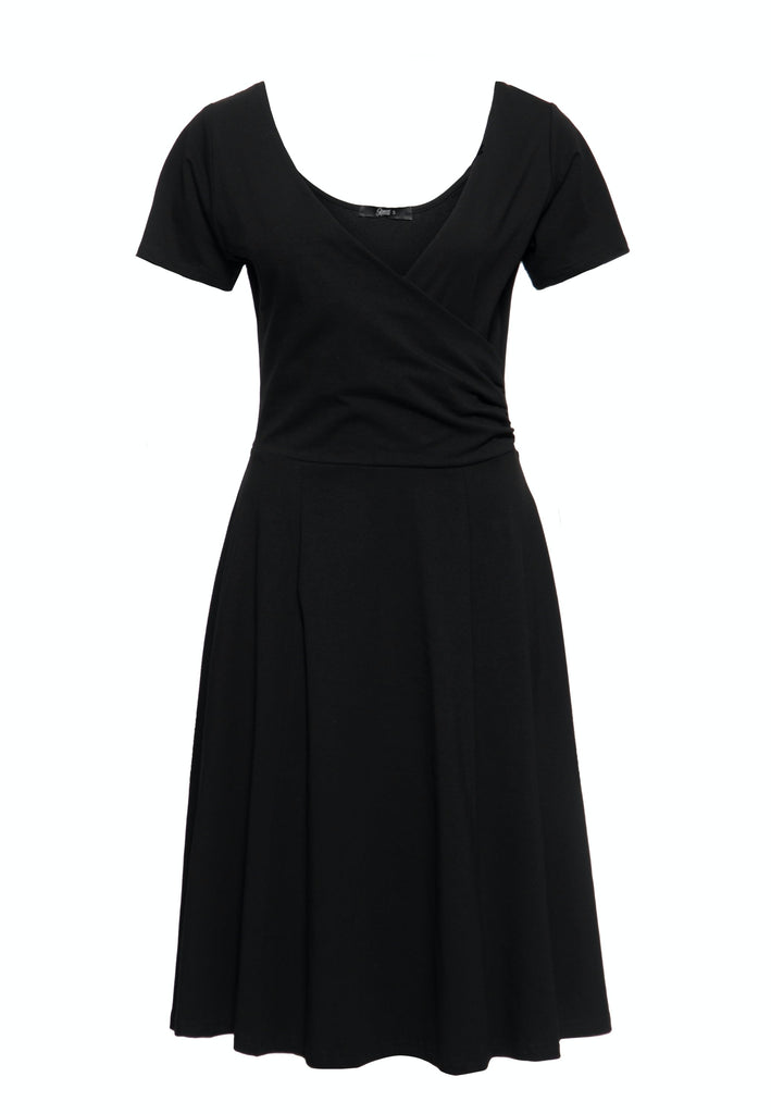 Queen Kerosin Swing Kleid in Wickel-Optik Jubiläumsangebot