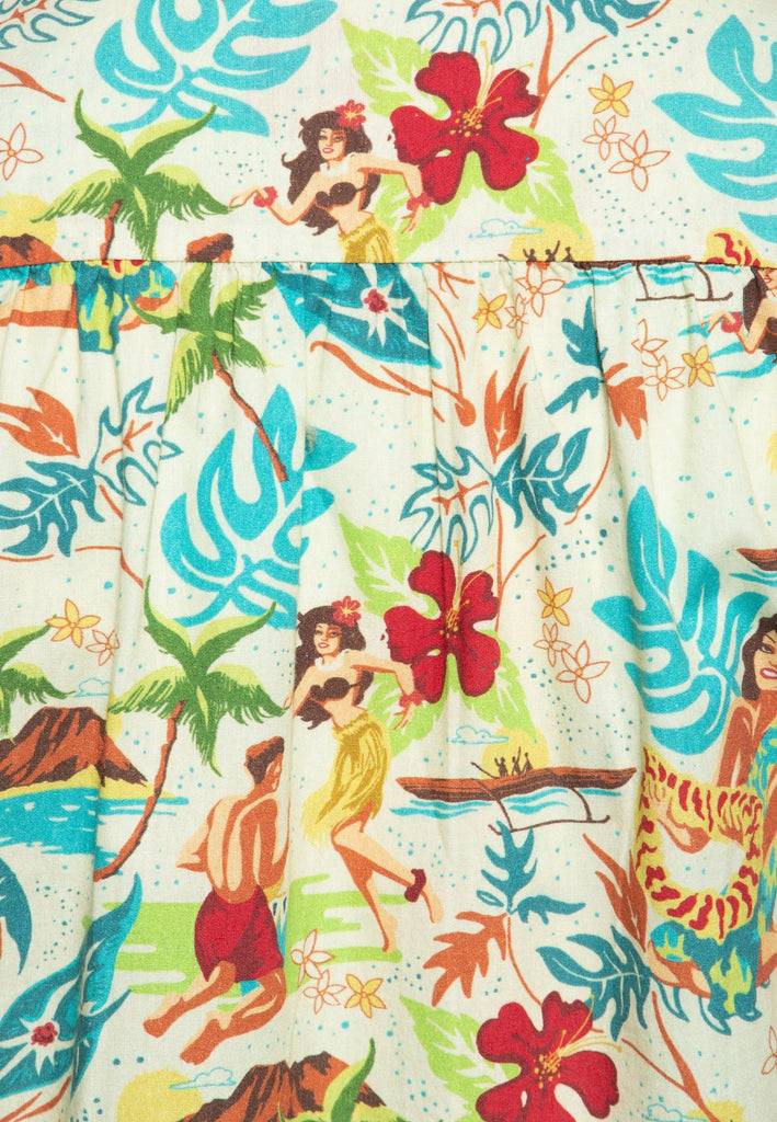 Queen Kerosin Kurzarm Bluse «organic cotton» Große Rabatte