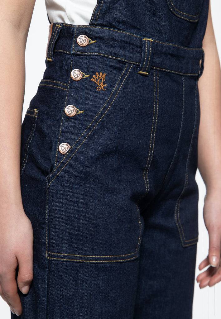 Queen Kerosin Denim Marlene Latzhose Super Sparpreis