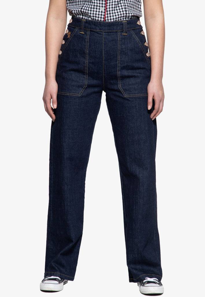 Queen Kerosin Marlene Fit Jeans Kostenlose Rückgabe