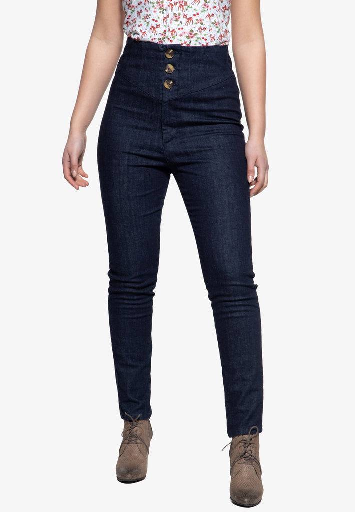 Queen Kerosin High Waist Jeanshose Begrenzte Freigabe