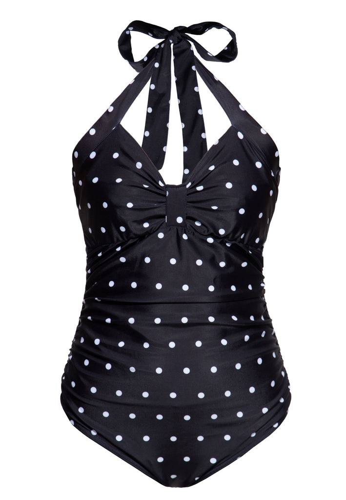 Queen Kerosin Swimsuit «Dotted» Bis zu 50% Rabatt