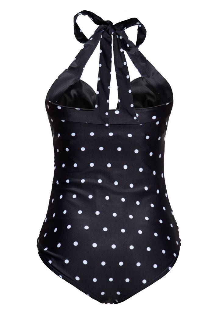 Queen Kerosin Swimsuit «Dotted» Bis zu 50% Rabatt