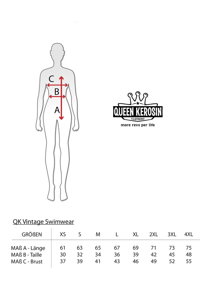 Queen Kerosin Swimsuit «Dotted» Bis zu 50% Rabatt