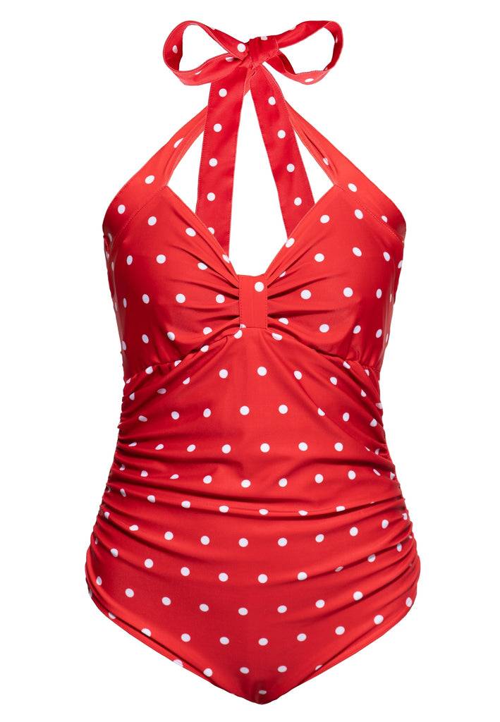 Queen Kerosin Swimsuit «Dotted» Bis zu 60% Rabatt