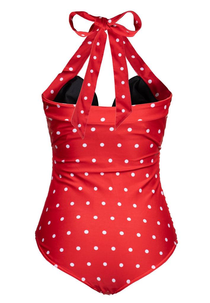 Queen Kerosin Swimsuit «Dotted» Bis zu 60% Rabatt