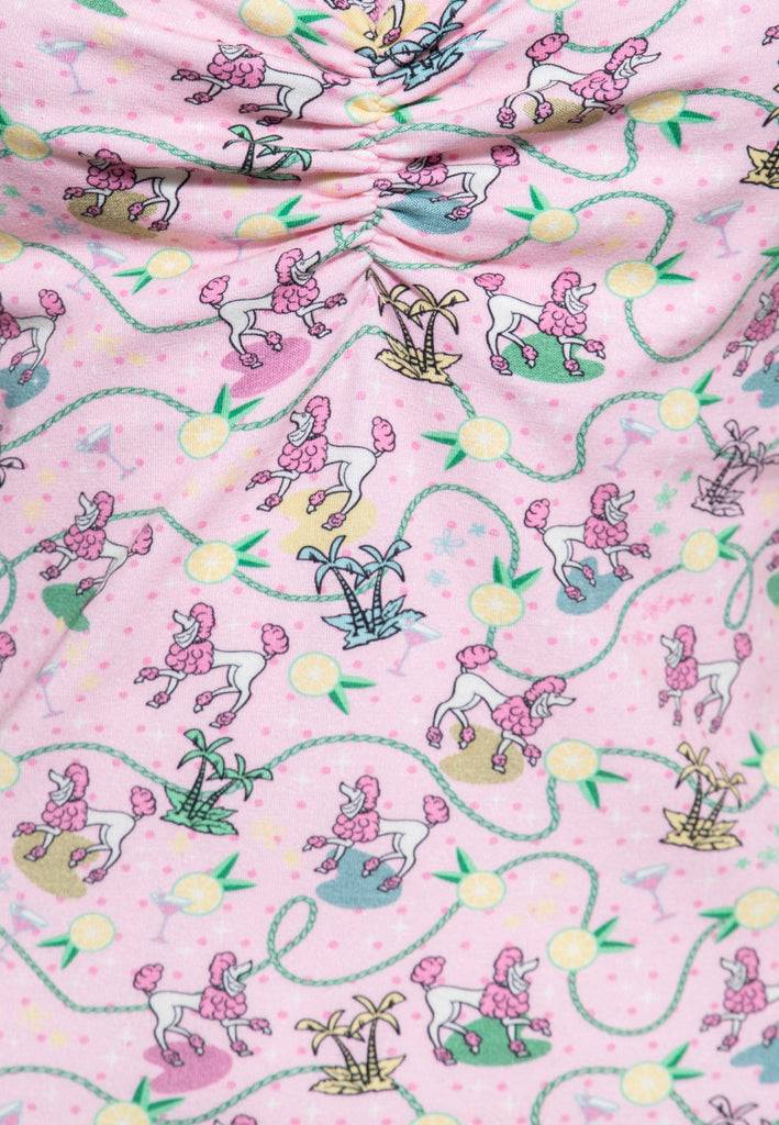 Queen Kerosin T-Shirt «Poodle» Super Rabatt