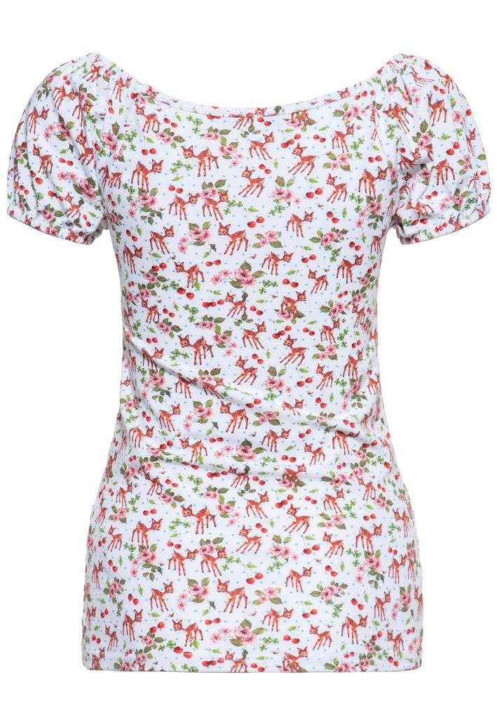 Queen Kerosin T-Shirt «Deer» Riesige Rabatte