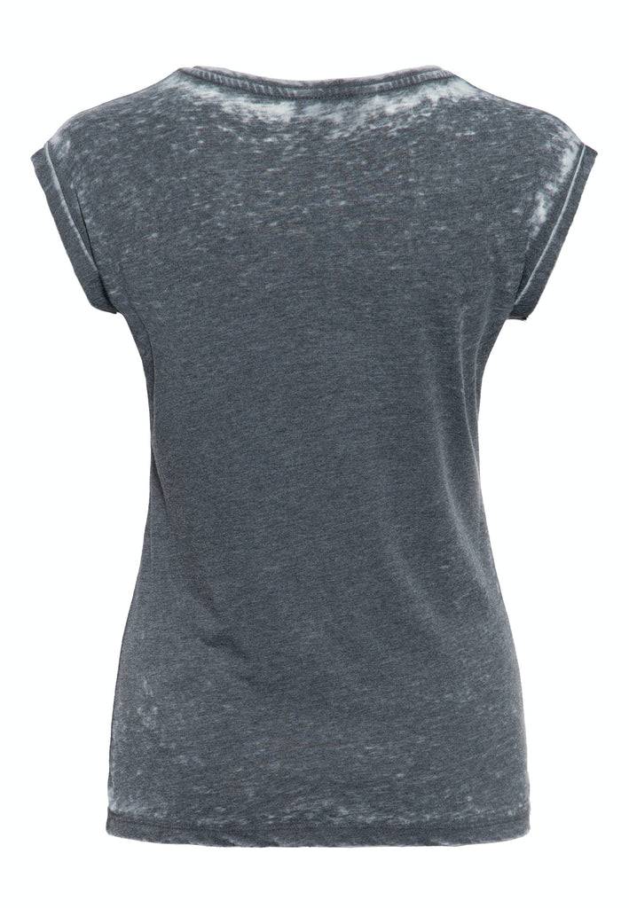 Queen Kerosin T-Shirt Enzyme Wash «Trust No One» Black Friday Preise