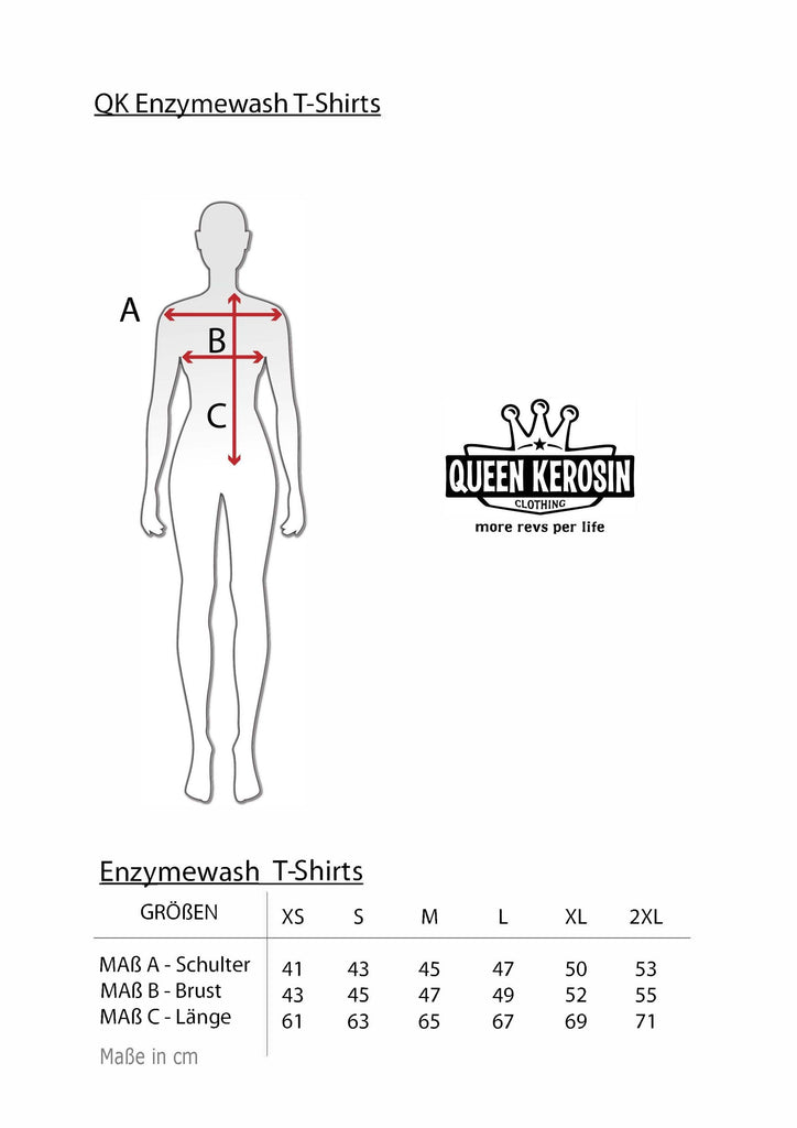 Queen Kerosin T-Shirt Enzyme Wash «Trust No One» Black Friday Preise
