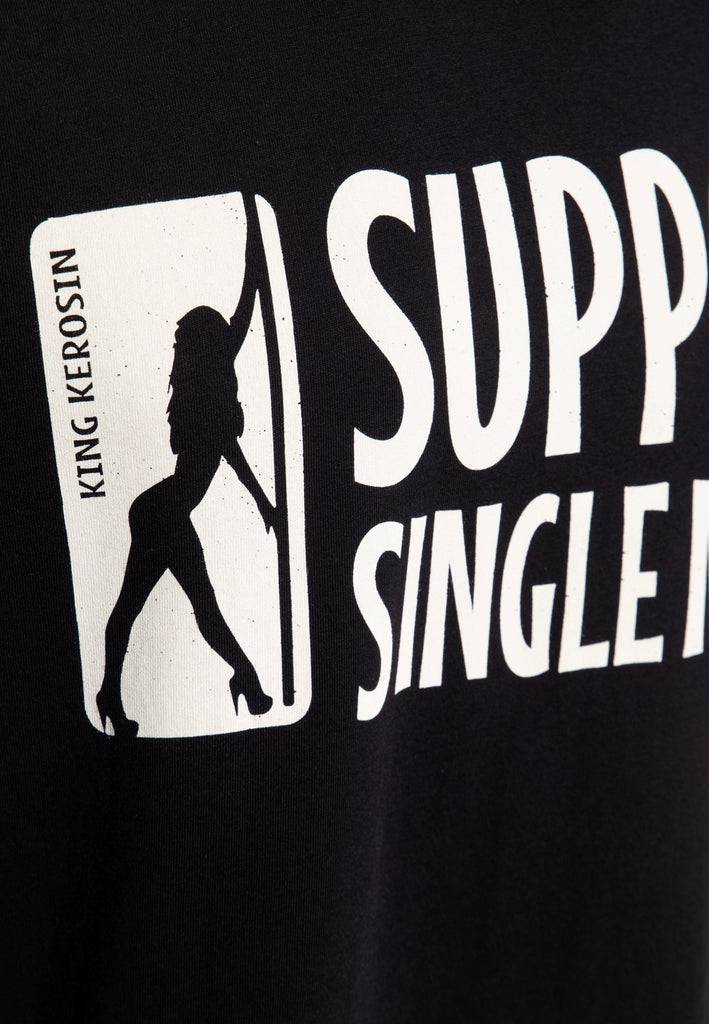 Queen Kerosin Classic T-Shirt «Support Single Moms» 50% Rabatt für begrenzte Zeit