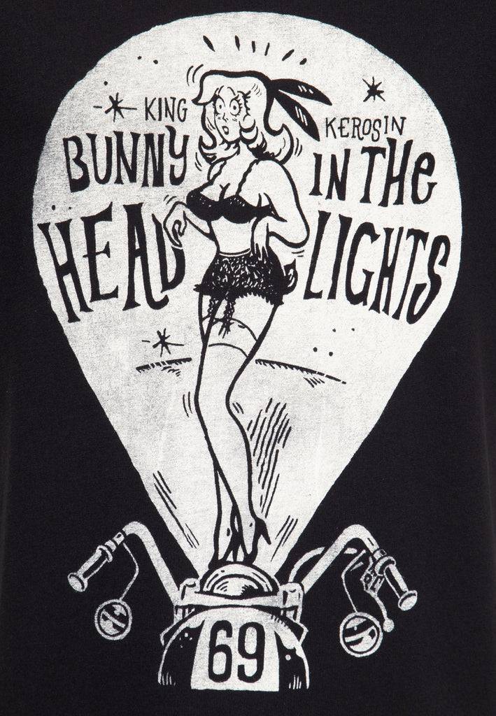 Queen Kerosin Classic T-Shirt «Bunny in the Headlights» Rabatte dieses Monats