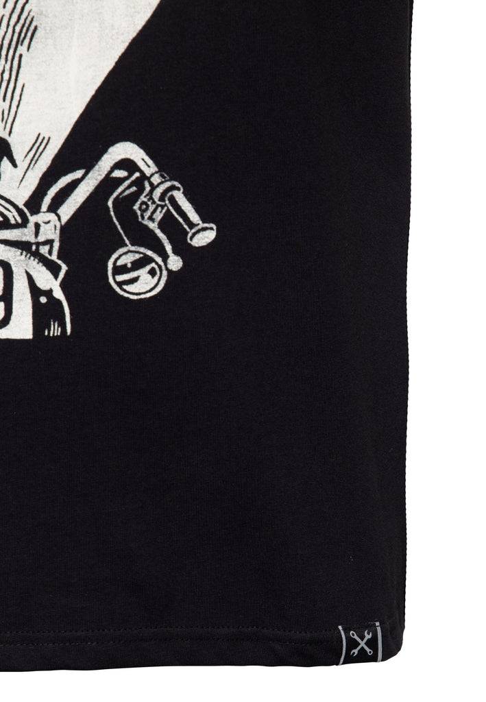 Queen Kerosin Classic T-Shirt «Bunny in the Headlights» Rabatte dieses Monats