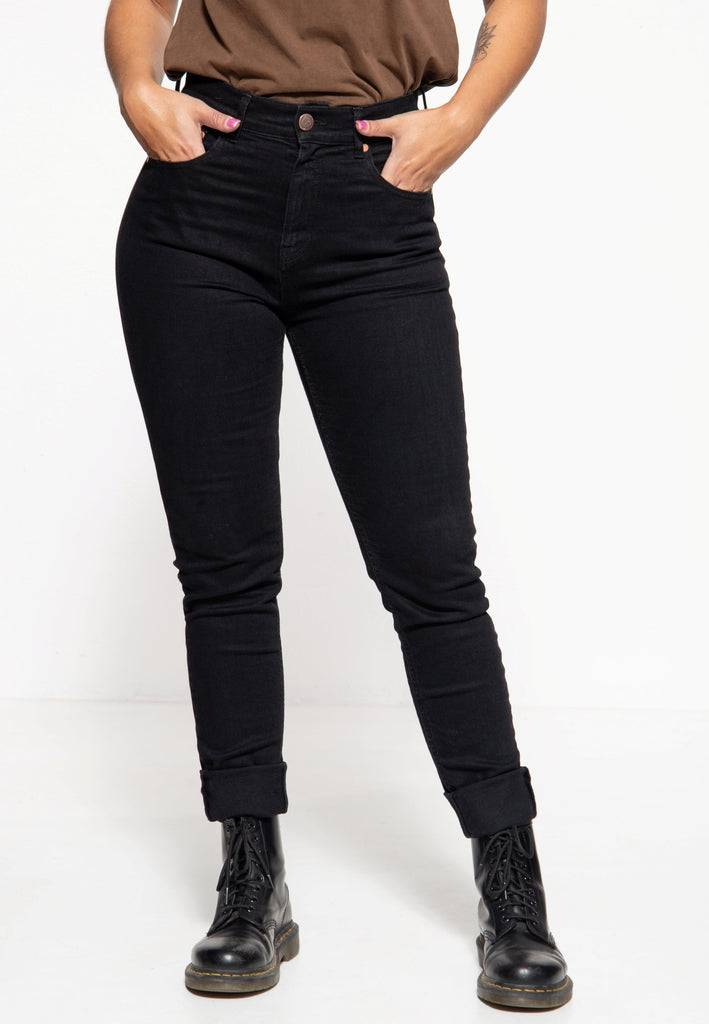 Queen Kerosin High Waist Slim Fit Jeans «Betty» Online Outlet