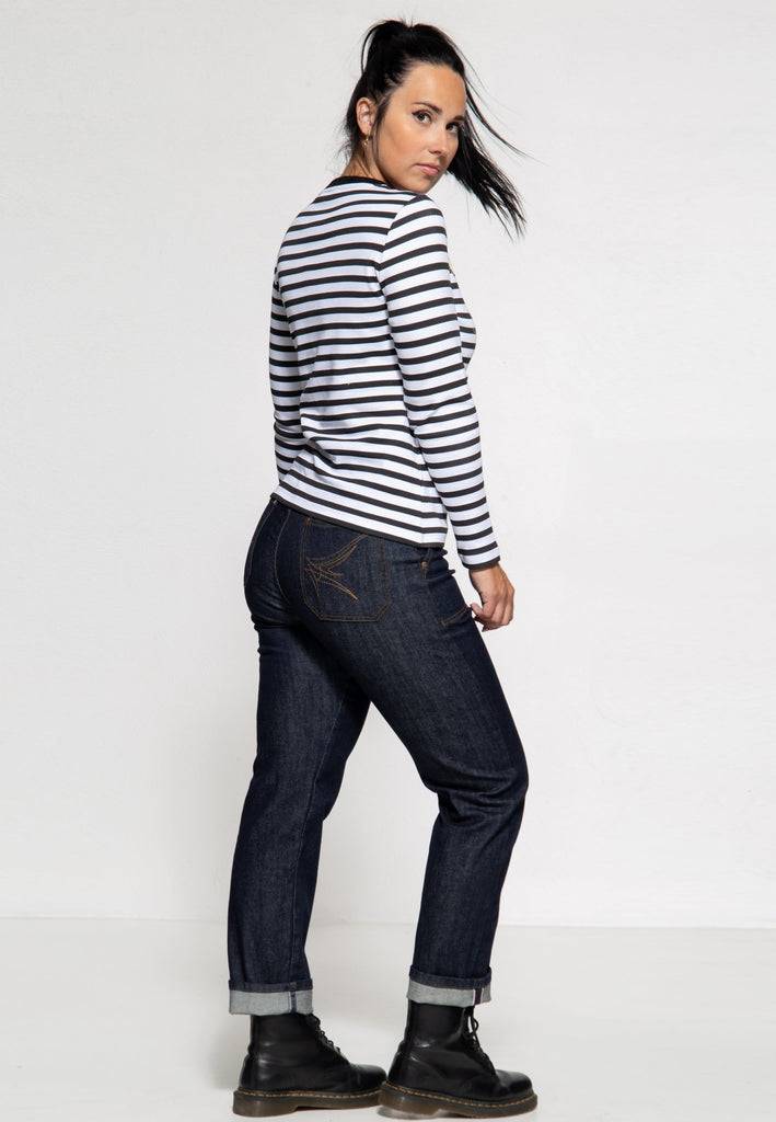 Queen Kerosin Ringel Longsleeve «We can do it» Blitzangebot