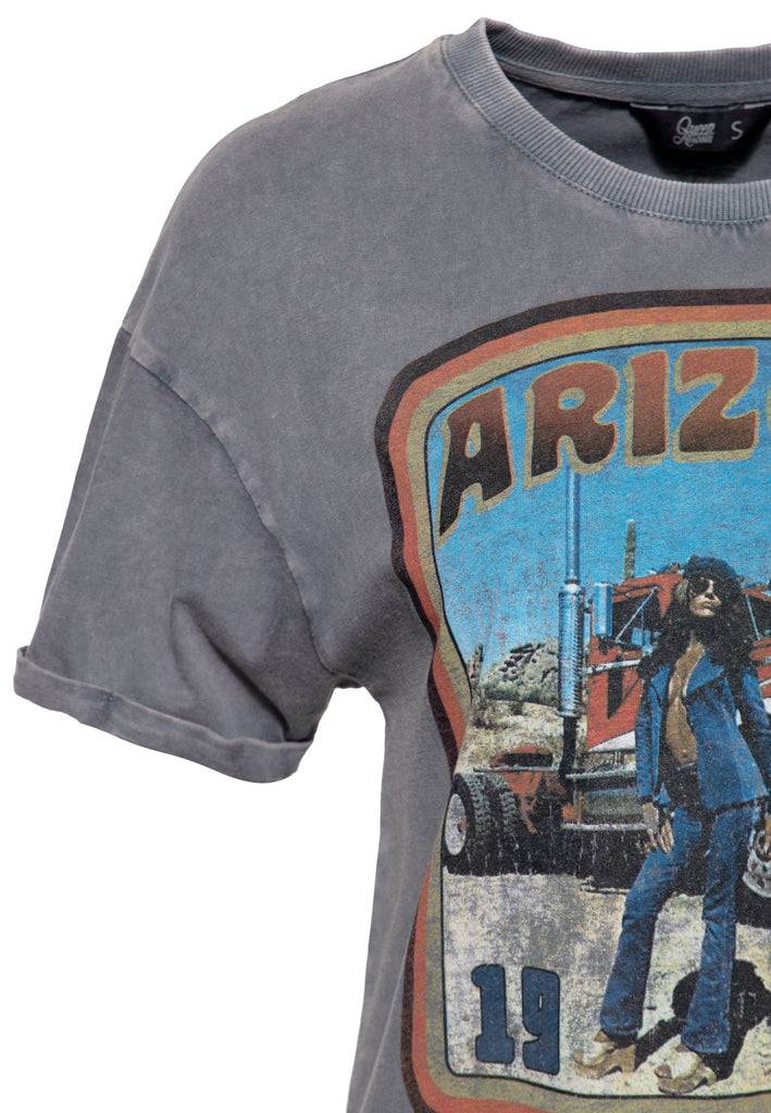 Queen Kerosin Acidwash T-Shirt «Arizona Queen» Kauf eins, bekomm eins gratis