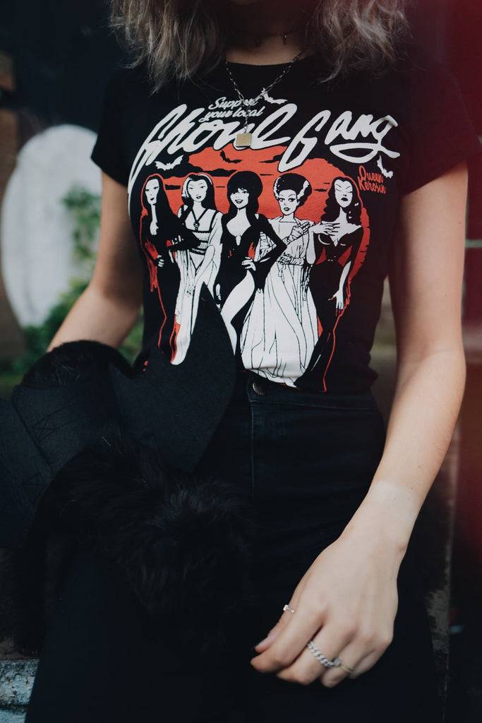 Queen Kerosin Basic T-Shirt «Ghoul Gang» Wochenangebot