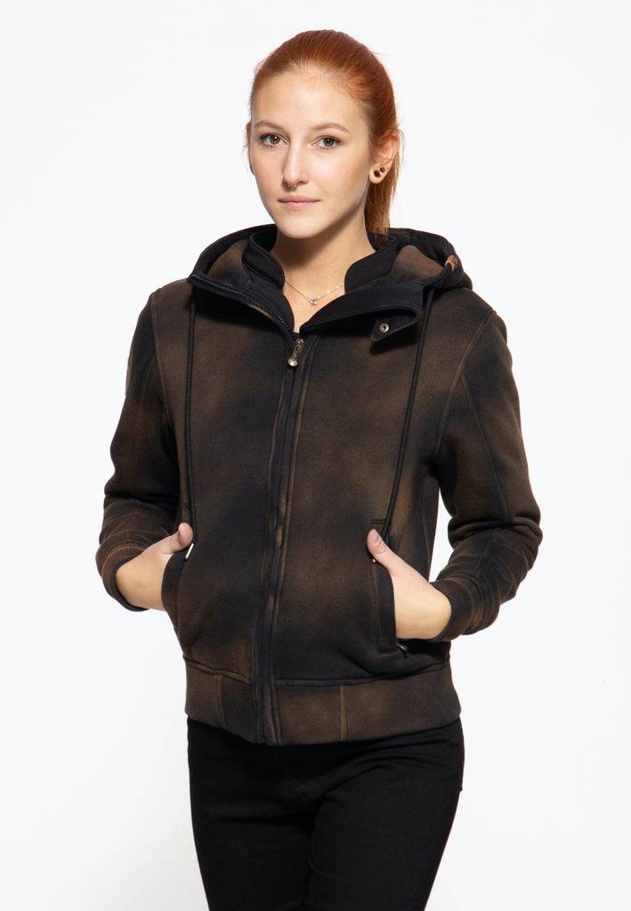 Queen Kerosin Outdoor Sweatjacke «Q.K. Adventure Gear» Letzte 3 Tage