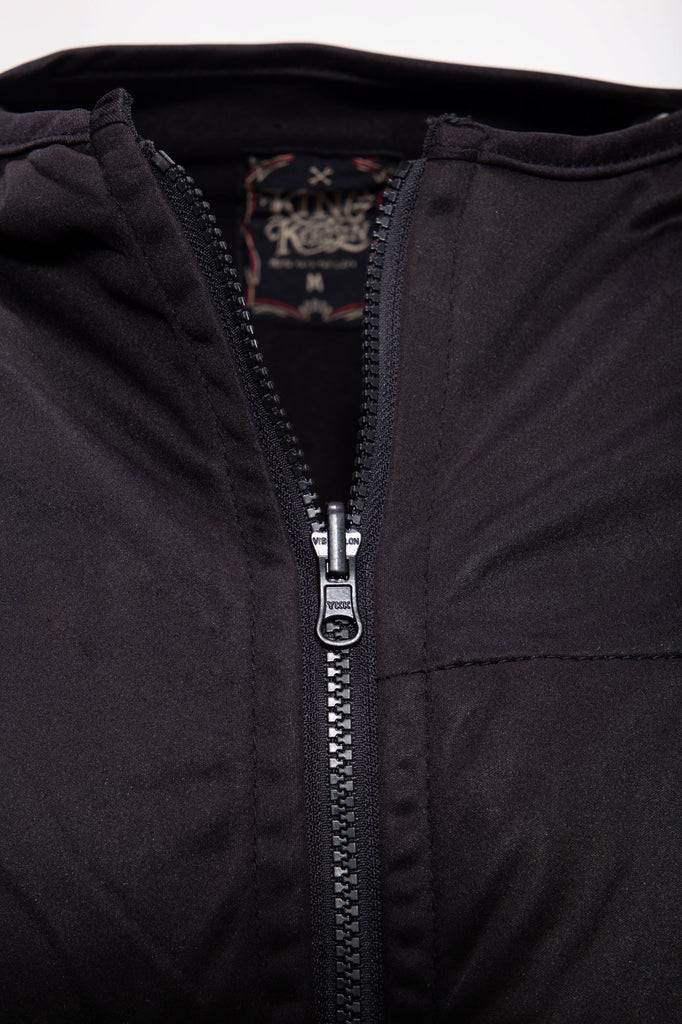 Queen Kerosin Outdoor Funktionshemd mit separatem Softshell-Futter und Stickerei «Race Team 55» Nur noch ein Tag übrig