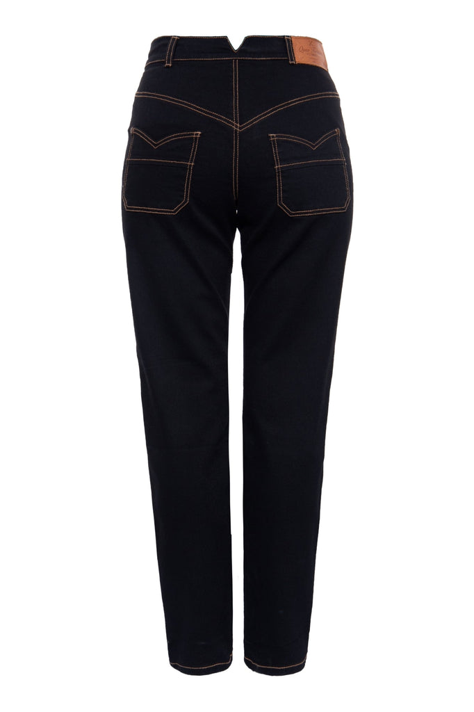 Queen Kerosin Vintage High Waist Jeans mit geradem Bein «Melly» Riesige Rabatte