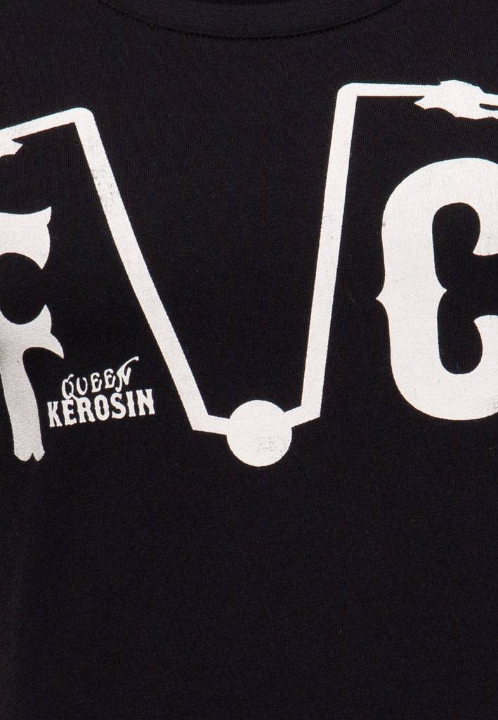 Queen Kerosin Print T-Shirt «Fuck Everyone» Im Verkauf