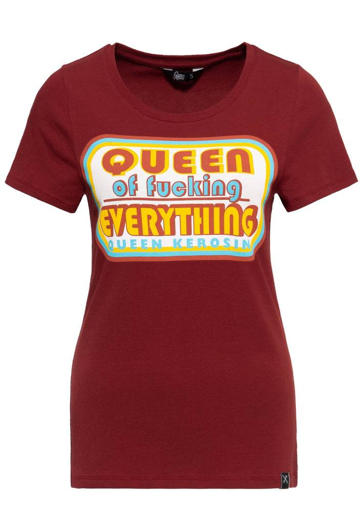 Queen Kerosin Print T-Shirt «Queen of Everything» 2025