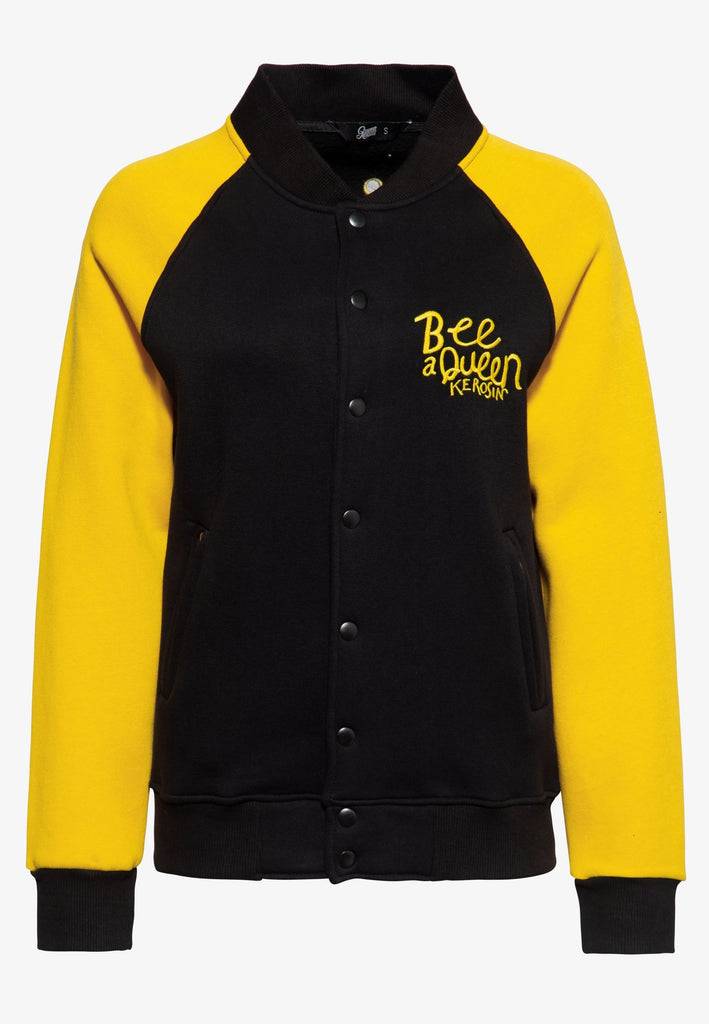 Queen Kerosin College Sweatjacke «Bee Queen» Sonderangebot