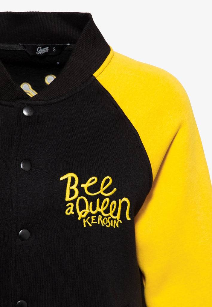 Queen Kerosin College Sweatjacke «Bee Queen» Sonderangebot