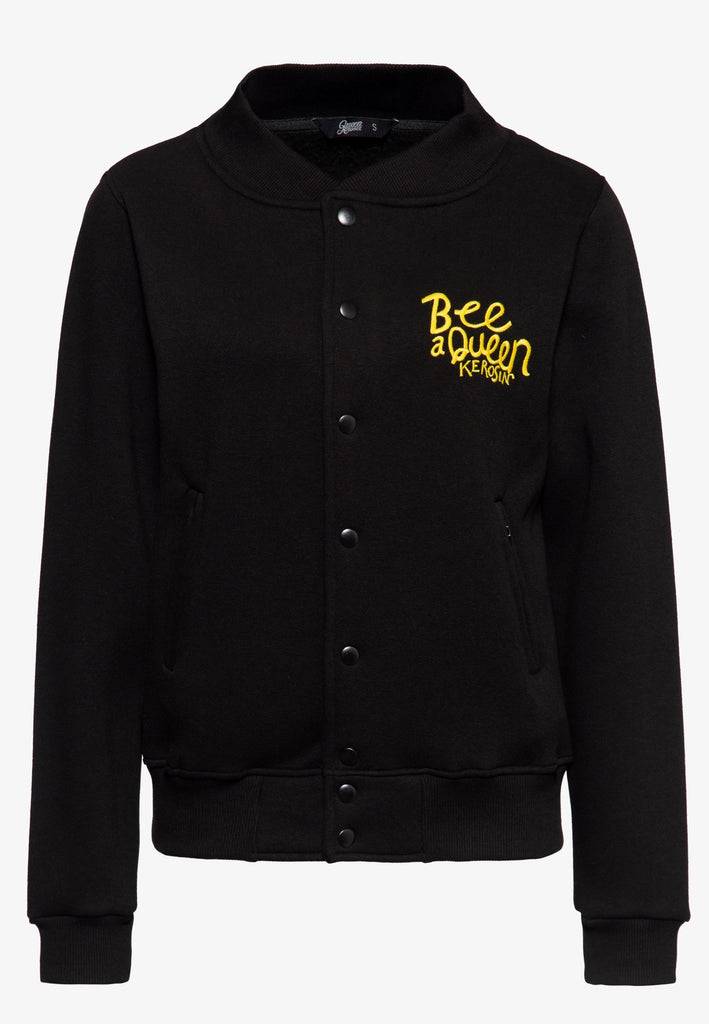Queen Kerosin College Sweatjacke «Bee Queen» Rabatt