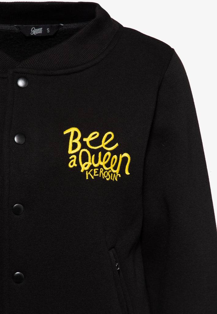 Queen Kerosin College Sweatjacke «Bee Queen» Rabatt