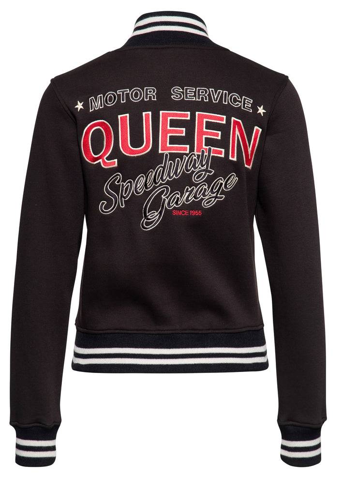 Queen Kerosin College Sweatjacke «Motor Service Queen» Online Shopping