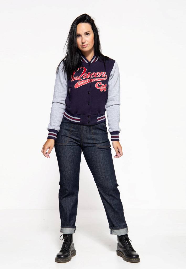 Queen Kerosin College Sweatjacke «Queen CA» Preisnachlass