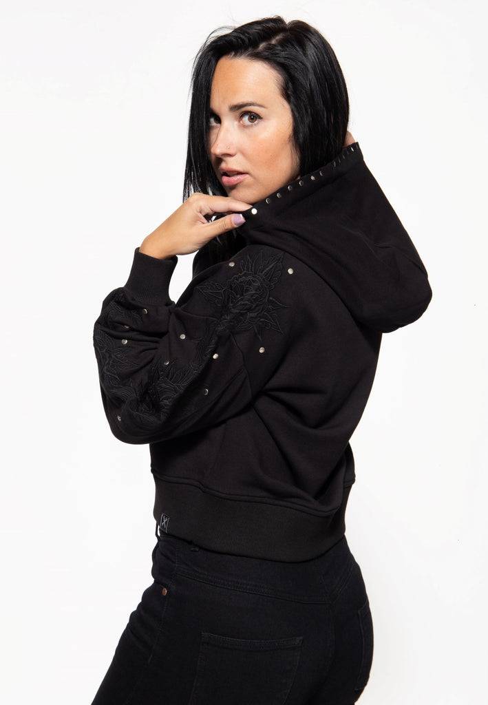 Queen Kerosin Hoodie «Rose Face» Black Friday