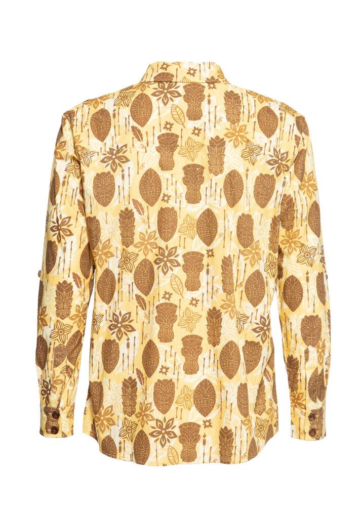 Queen Kerosin Allover Printed Hemd «Tahiti» Jubiläumsangebot