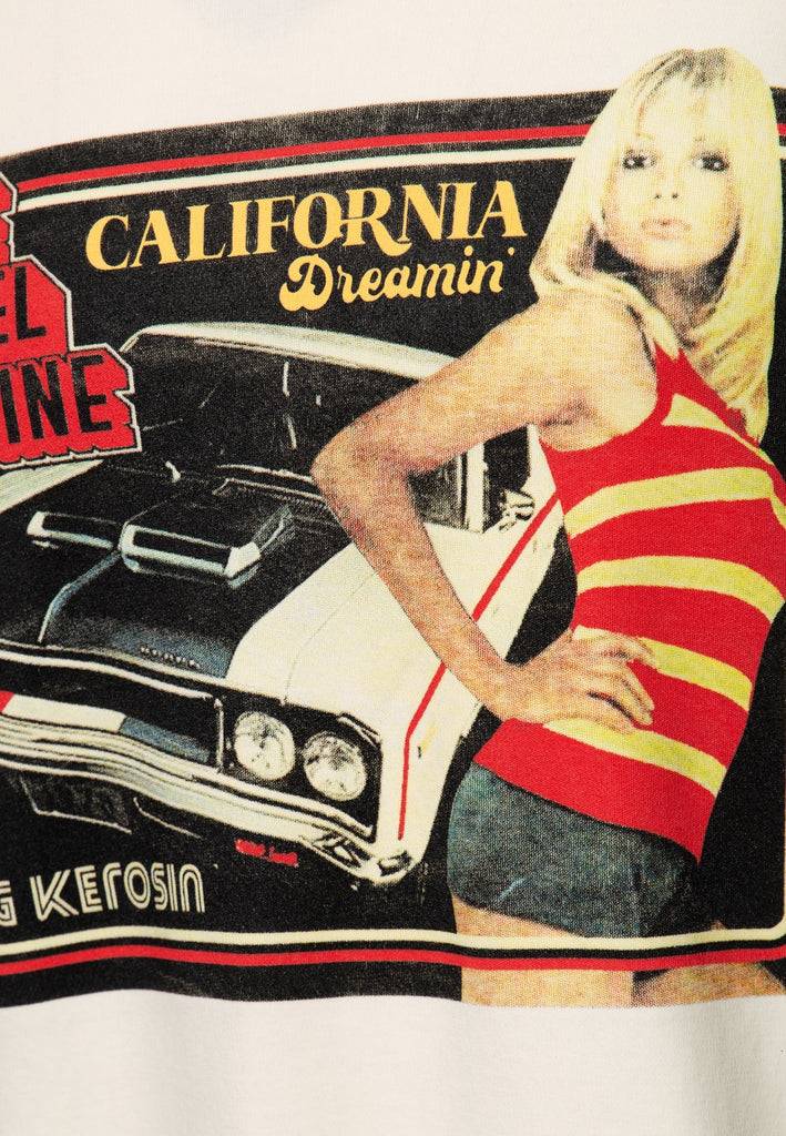 Queen Kerosin Raglan Longsleeve «The Rebel Machine» Top Angebot