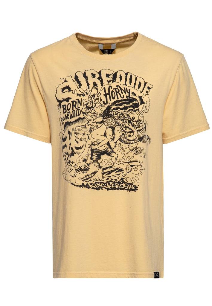 Queen Kerosin Classic T-Shirt Front Print «Mermaid Monster» Neueste Mode