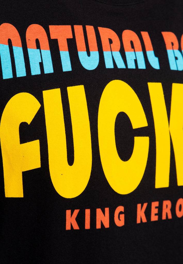 Queen Kerosin Classic Print T-Shirt «Badass» Saisonale Angebote