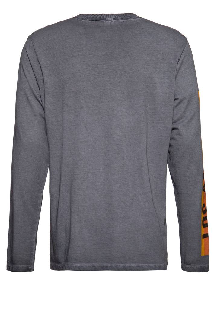 Queen Kerosin Acid Wash Longsleeve «Highway to LA» Kostenlose Rückgabe