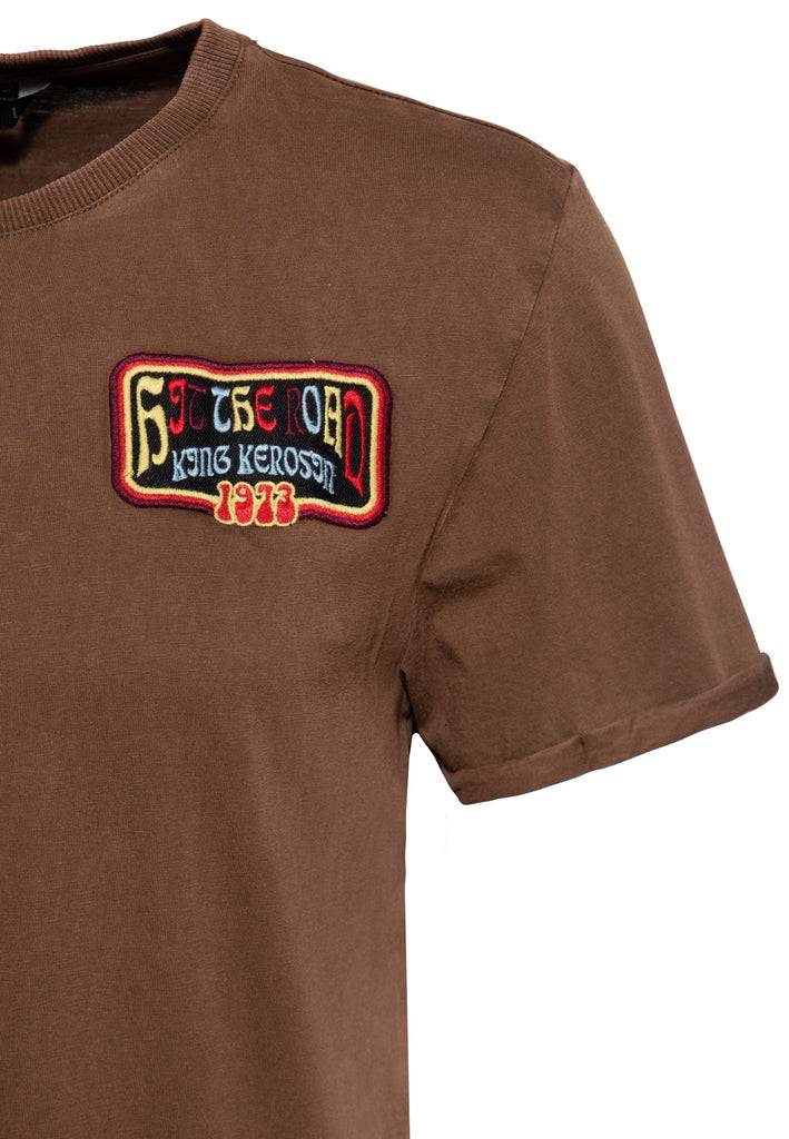 Queen Kerosin Acidwash T-Shirt «Hit the Road Jack» Letzter Tag