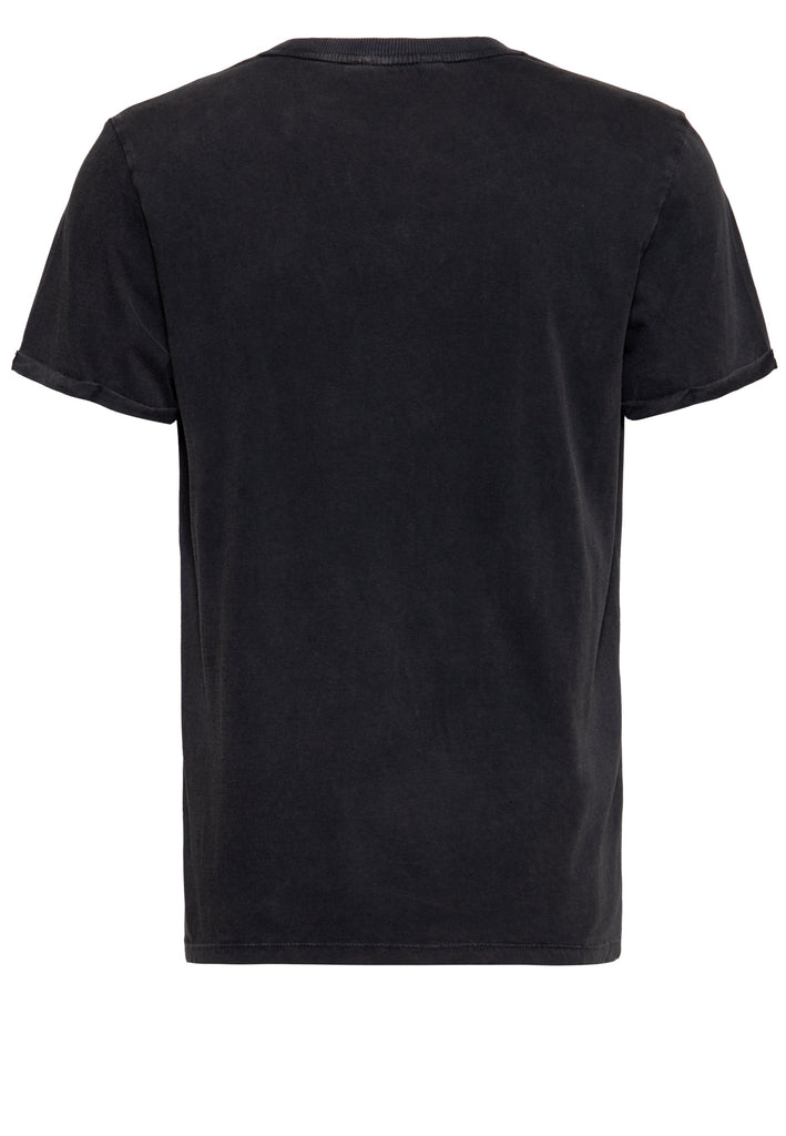 Queen Kerosin Acidwash T-Shirt «Born to fuck» Zeitbegrenzte Promotion
