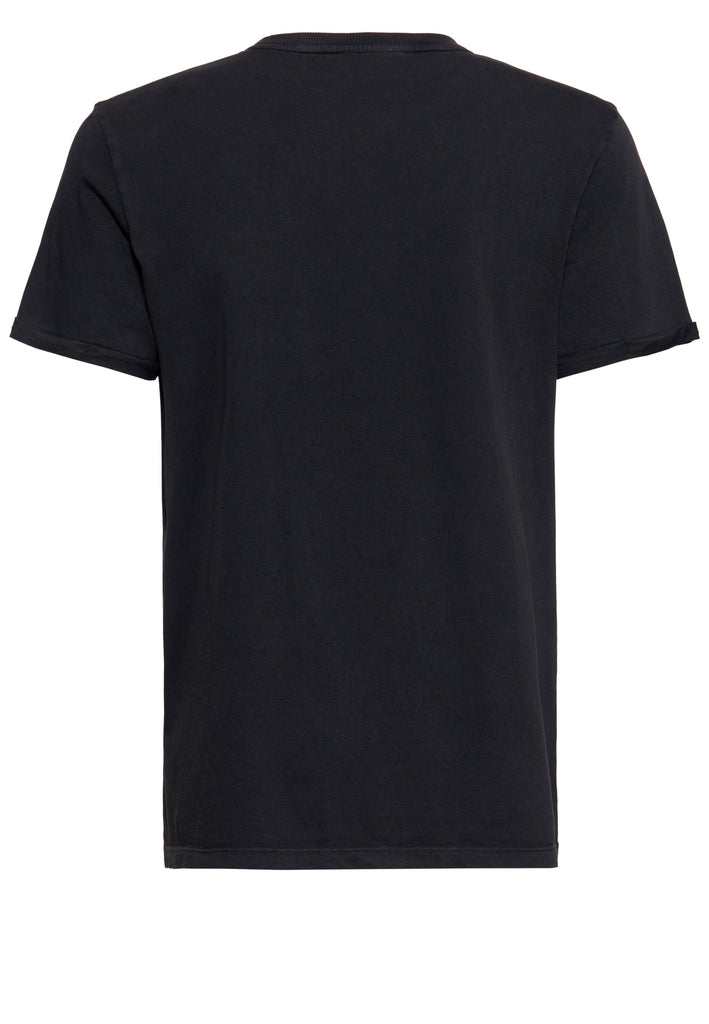 Queen Kerosin Acidwash T-Shirt «Red Baron Long Beach» Bis zu 50% Rabatt