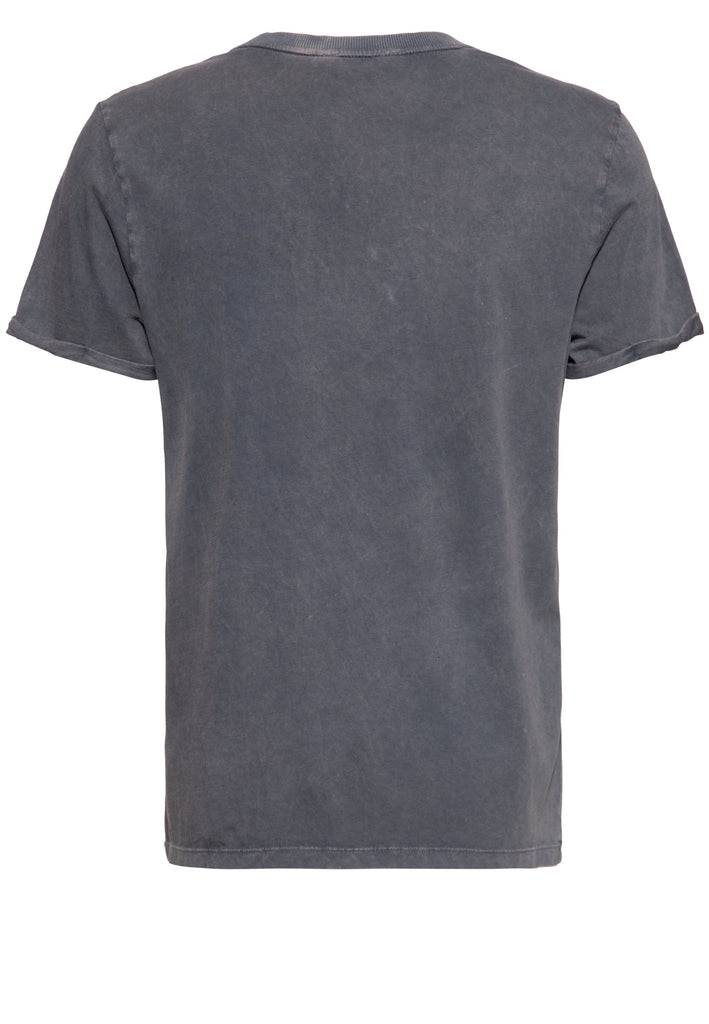 Queen Kerosin Acid washed T-Shirt «Red Baron Speedshop» Bis zu 60% Rabatt