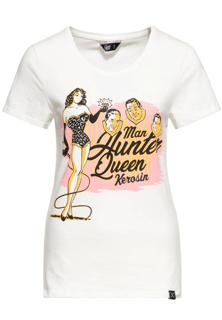 Queen Kerosin Classic T-Shirt «Man Hunter» Clearance-Verkauf