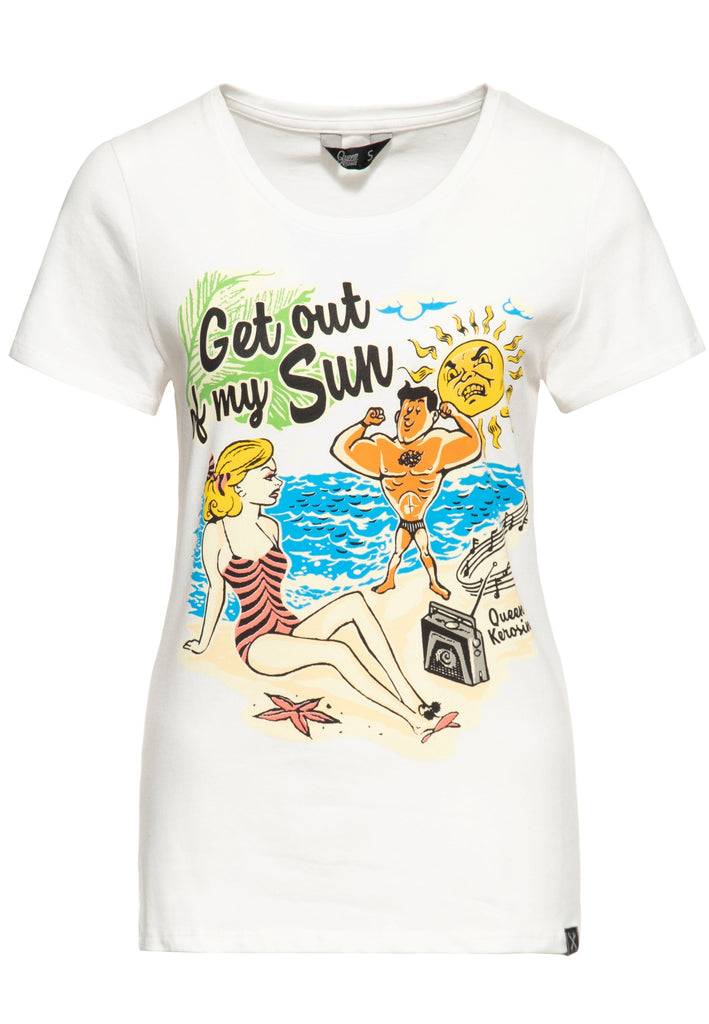 Queen Kerosin Classic T-Shirt «Get out of my sun» Begrenzt auf 3 Tage