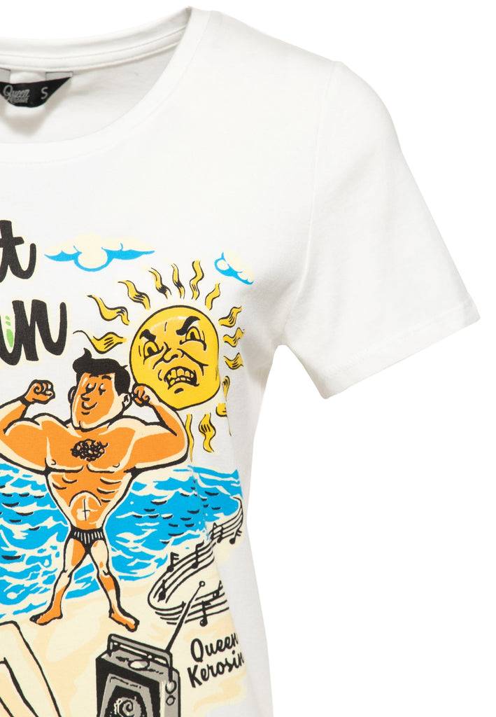 Queen Kerosin Classic T-Shirt «Get out of my sun» Begrenzt auf 3 Tage