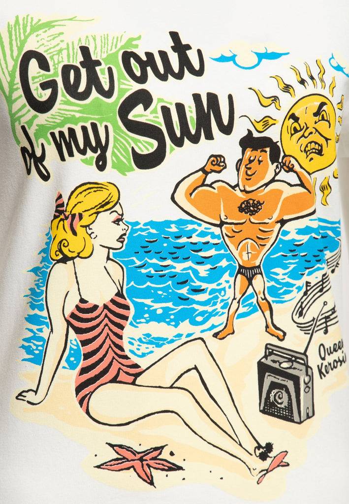 Queen Kerosin Classic T-Shirt «Get out of my sun» Begrenzt auf 3 Tage