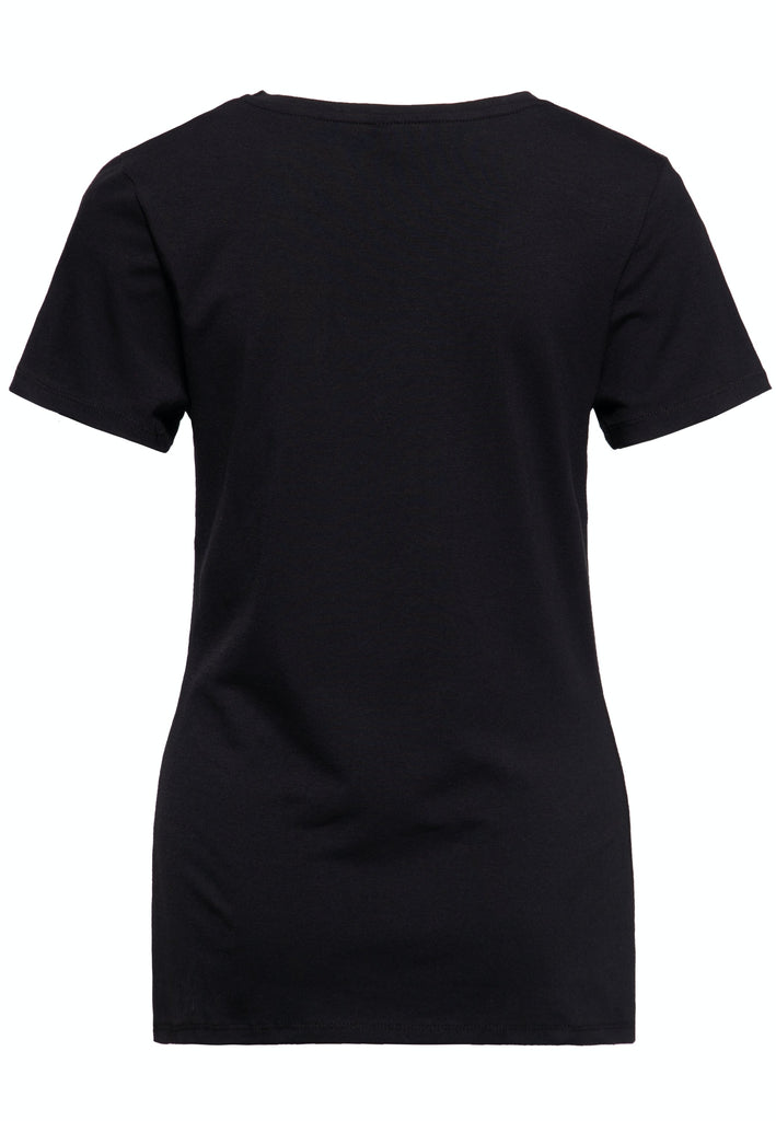 Queen Kerosin Print T-Shirt «Lucky» Speichern exportieren