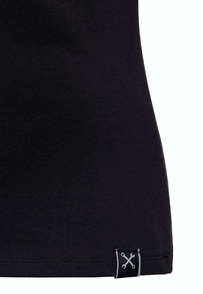 Queen Kerosin Print T-Shirt «Lucky» Speichern exportieren